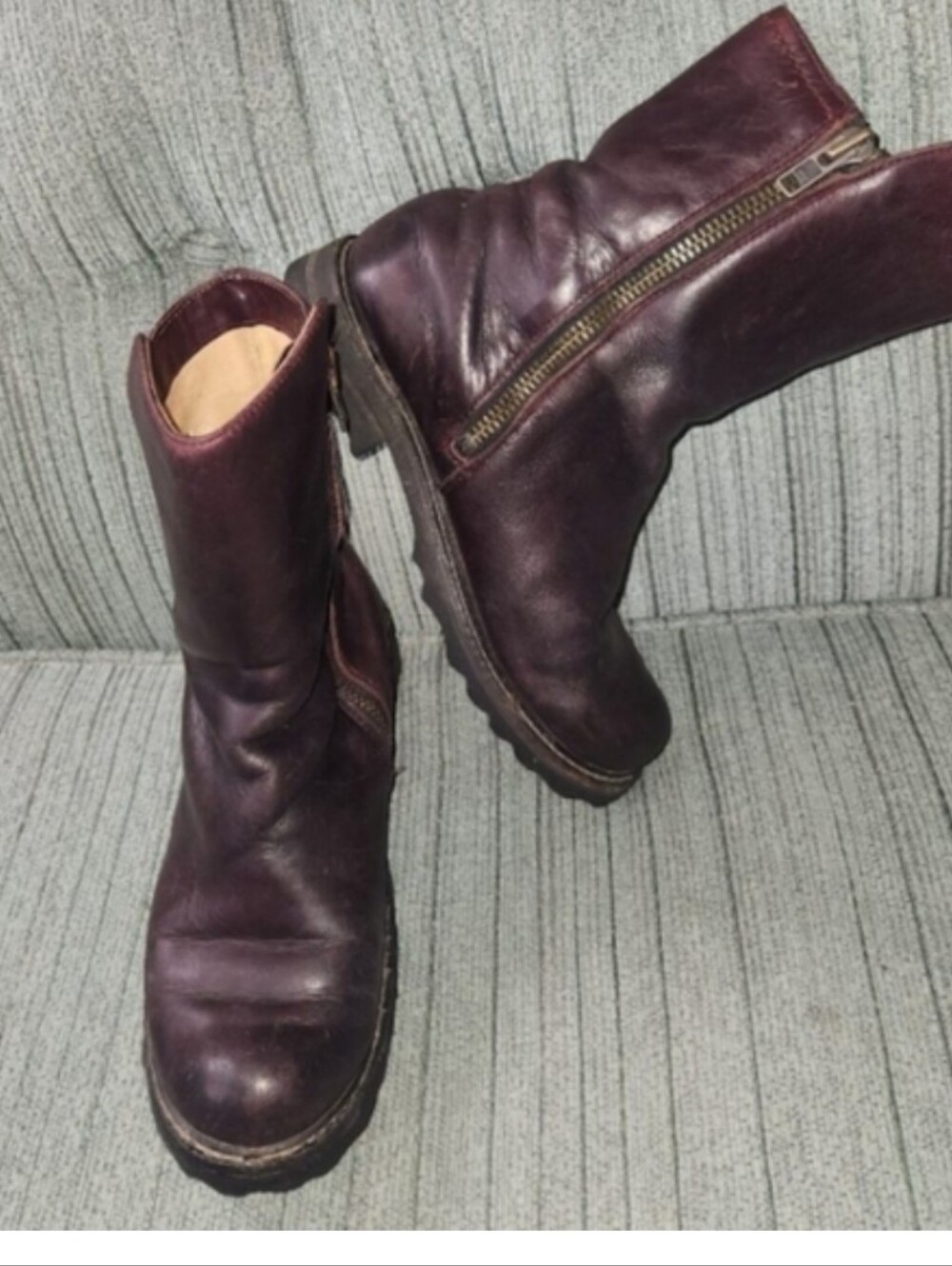 🍉John Fluevog Bing Boots With Box